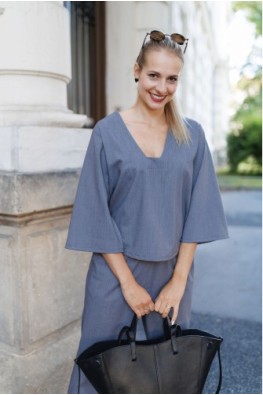 Oboustranný CROPTOP VOGUE