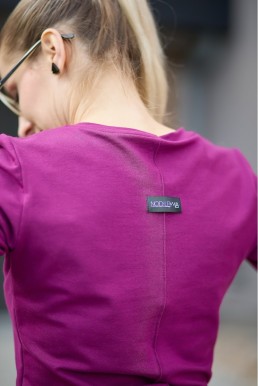 Triko BASIC LINE TEE Fuchsiová