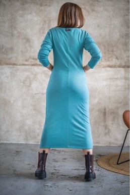 Šaty Nela FLEECE DEAPTEAL