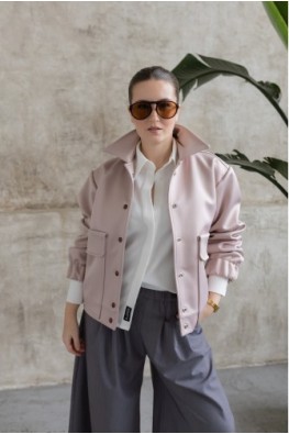 Bunda/bomber CHILL JACKET Rose Latte