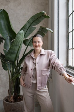 Bunda/bomber CHILL JACKET Rose Latte