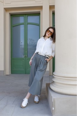 Culotte kalhoty Pařížanky šalvěj