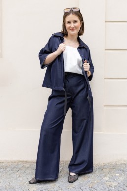 Crop košile/kabátek DENIM