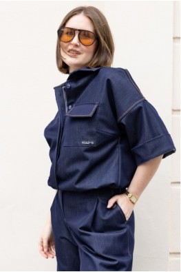 Crop košile/kabátek DENIM