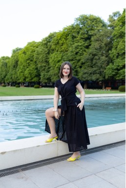 Zavazovací TOP/halenka ZARA Madeira Black