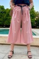 Culotte kalhoty Pařížanky PINK