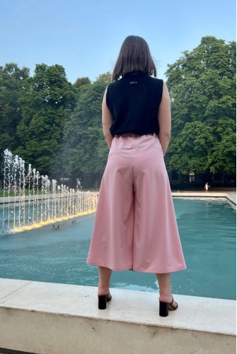 Culotte kalhoty Pařížanky PINK