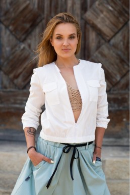 BOMBER/KOŠILE LAURA WHITE