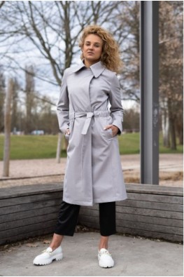TRENČKOT CATERIN softshell sv. šedá