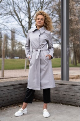 TRENČKOT CATERIN softshell sv. šedá