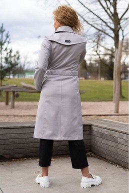 TRENČKOT CATERIN softshell sv. šedá